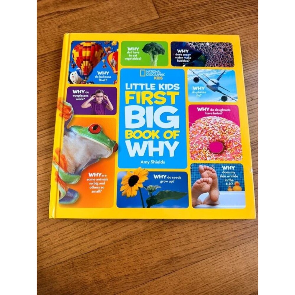 National Geographic kids - hardcover the First Big Book of Why - like new!
